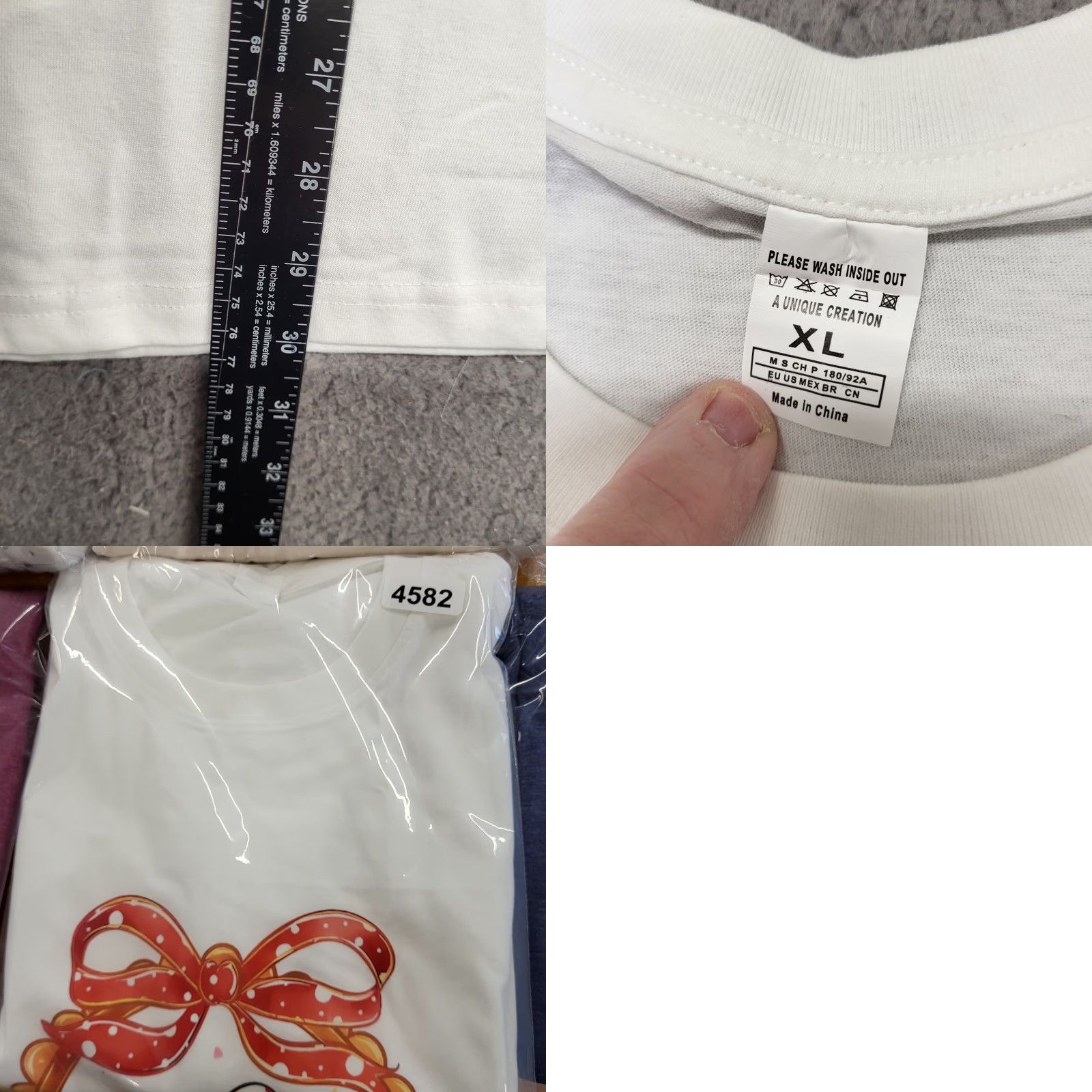 Disney Disney Minnie Mouse Tshirt Women XL White Short Sleeve Mickeys Girlfriend Size XL / US 12-14 / IT 48-50 - 8 Thumbnail
