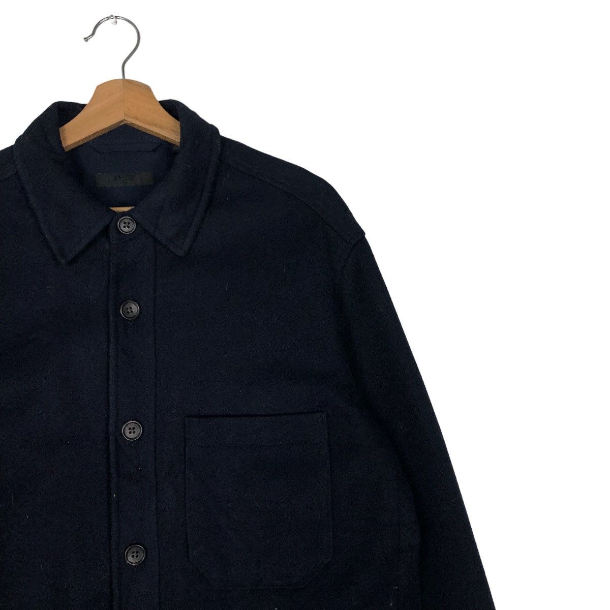 Japanese Brand 🔥Vintage Wool Shirt Biker Jacket Uniqlo Japan Issey Miyake Size US L / EU 52-54 / 3 - 7 Thumbnail