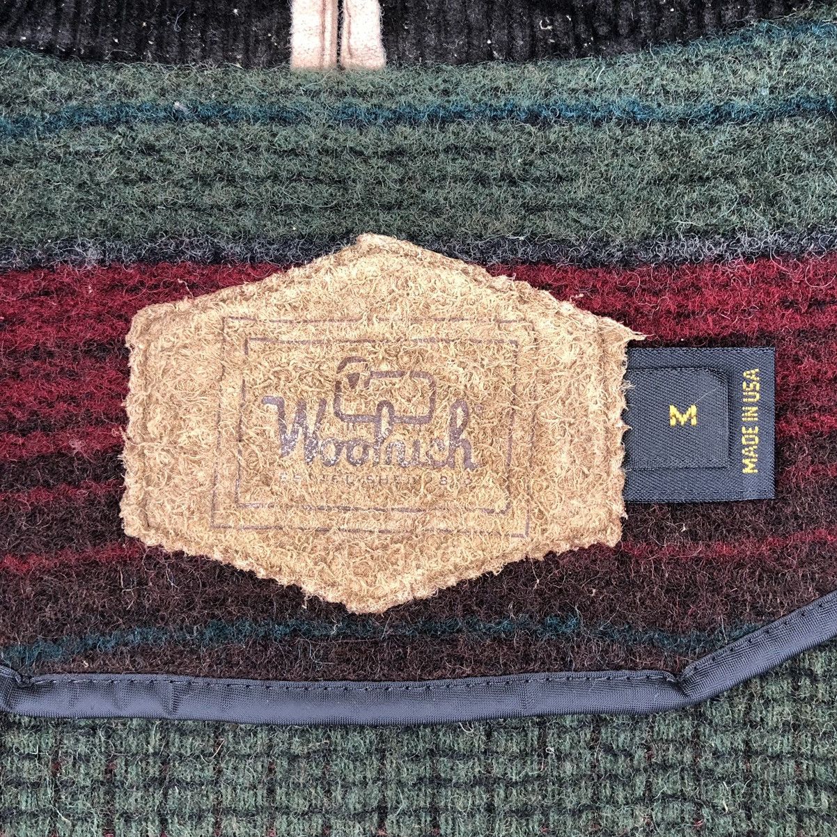 Woolrich Woolen Mills Woolrich Wool Striped Blanket Zipper Jacket Made In USA 🇺🇸 Size US M / EU 48-50 / 2 - 20 Thumbnail