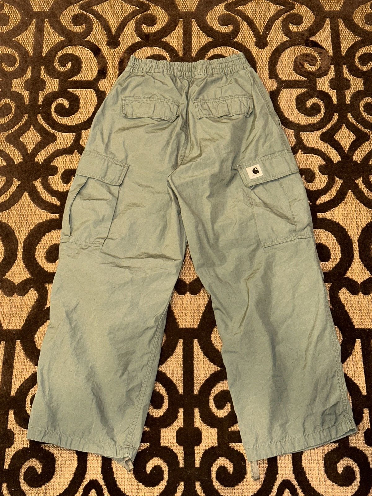 Carhartt Wip Carhartt Work In Progress W' Jet Cargo Olive Baggy Cargos XS Size US 26 / EU 42 - 1 Thumbnail