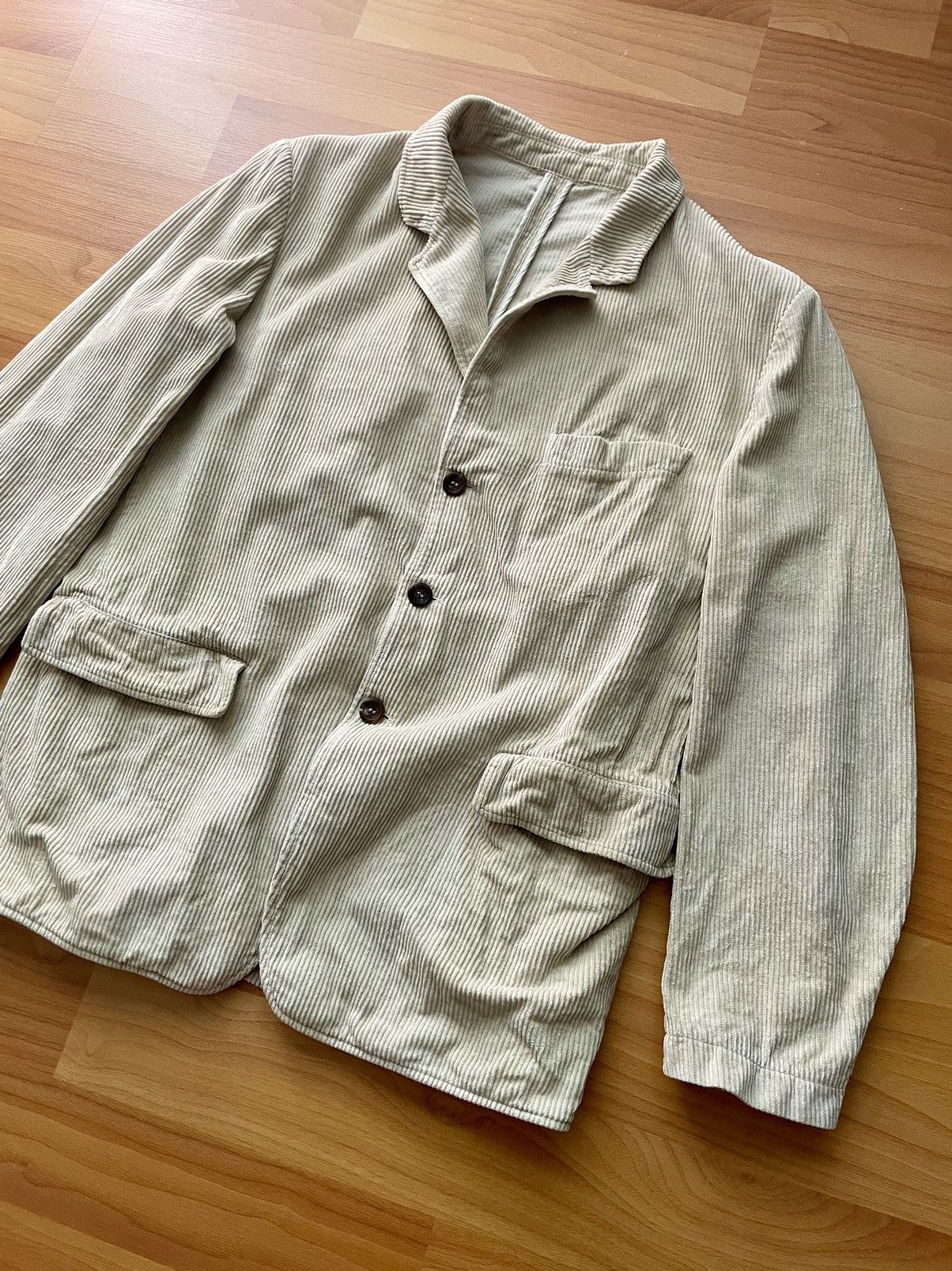 C.P. Company × Designer Vintage 90s C.P. Company Blazer Velvet Jacket Buttons Size 52R - 3 Thumbnail