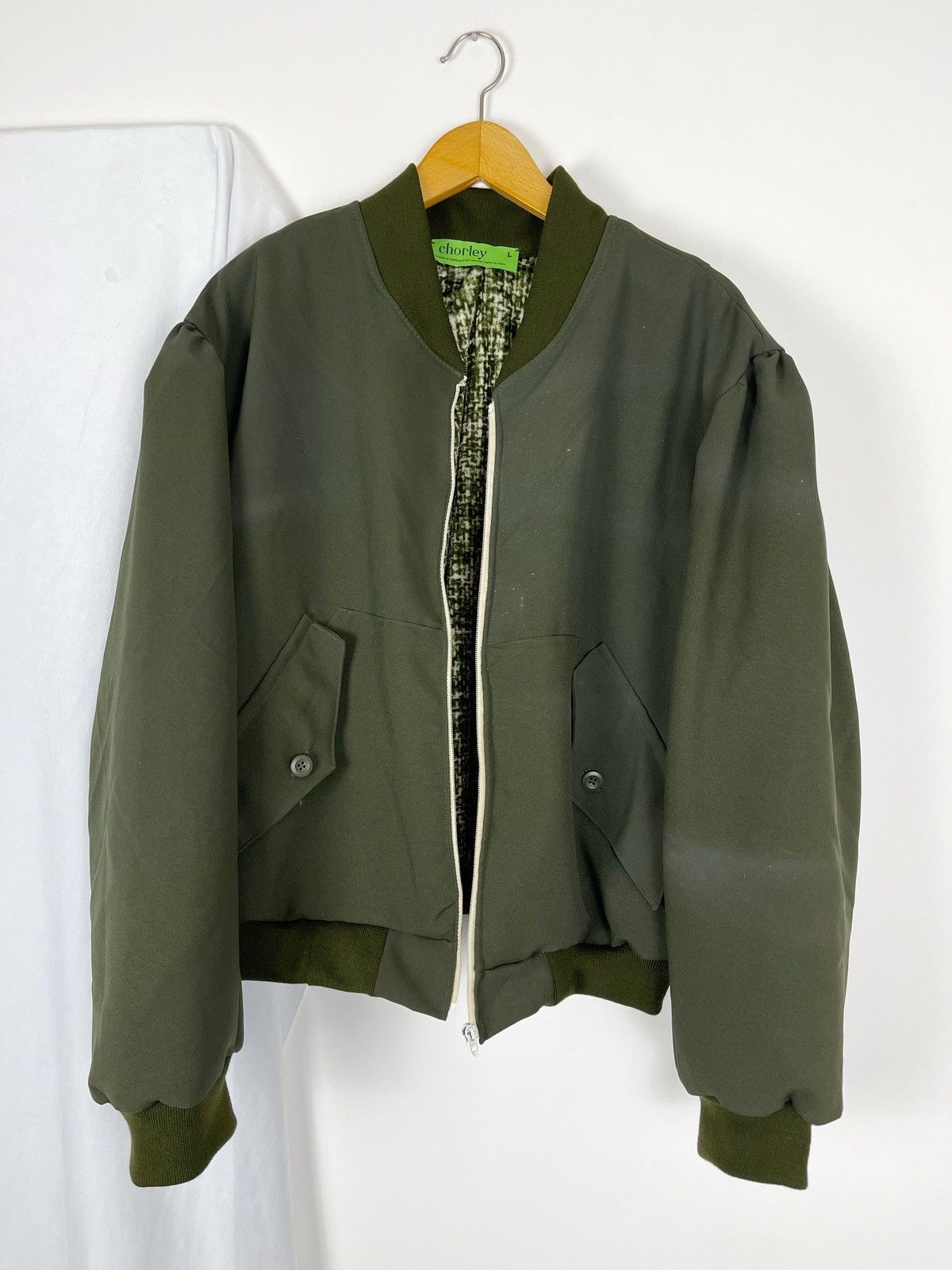 Chorley Oversized blanket lined ‘faded’ Bomber Jacket