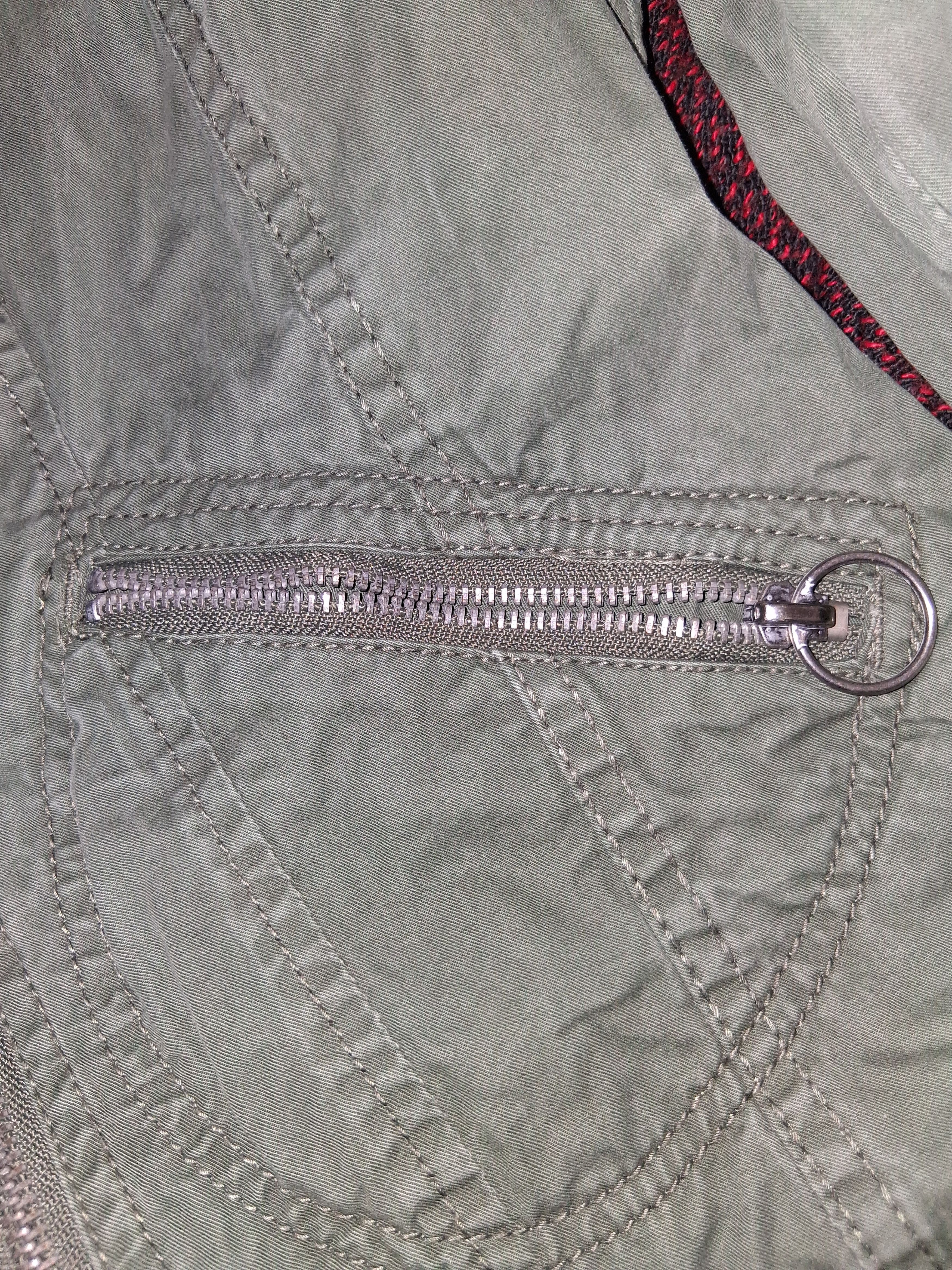 Diesel RARE Vintage DIESEL Y2K Military Utility Zip Jacket Dress Size M / US 6-8 / IT 42-44 - 10 Thumbnail