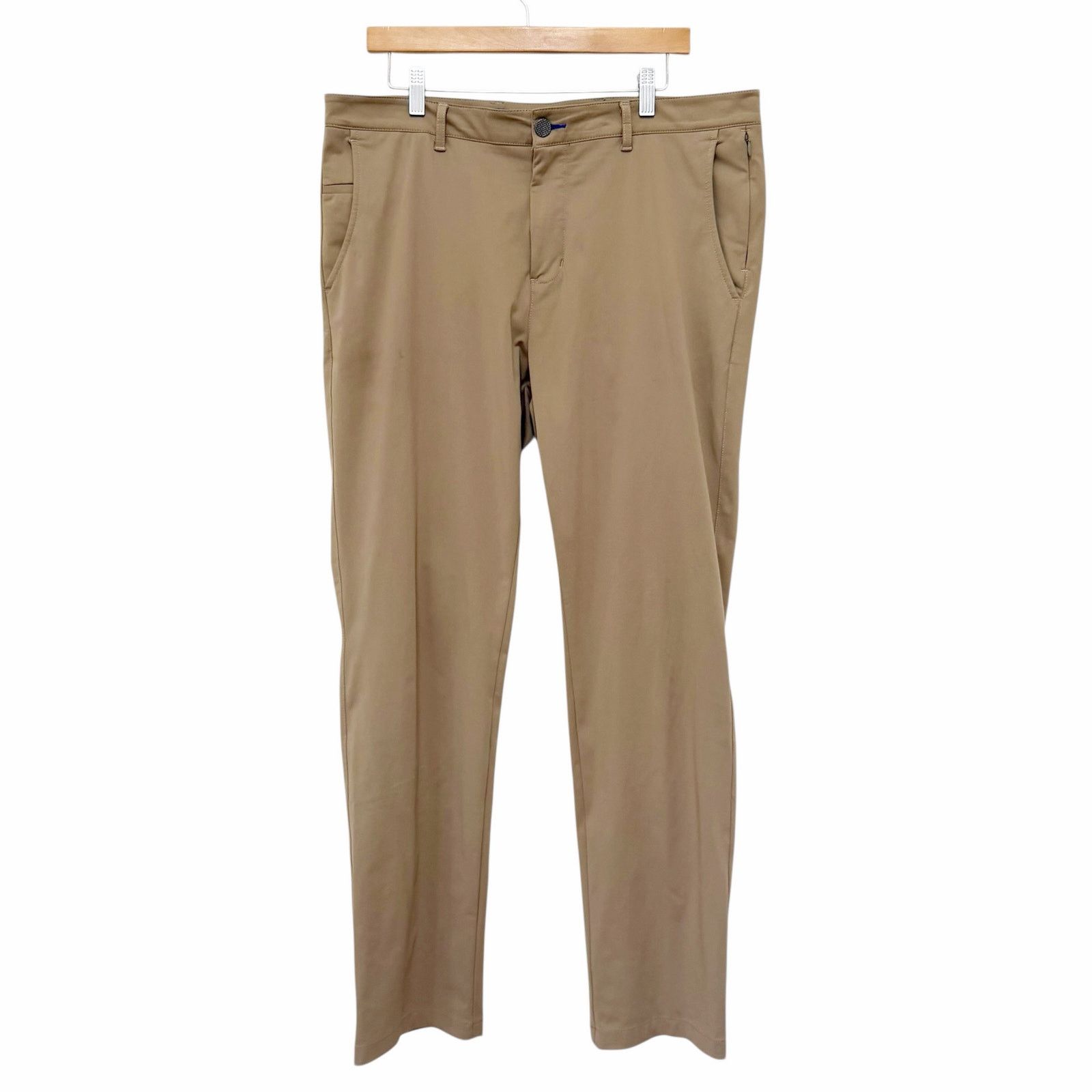 Twillory Twillory Tan Performance Tailored Fit Golf Pants 36x32 Size US 36 / EU 52 - 1 Thumbnail