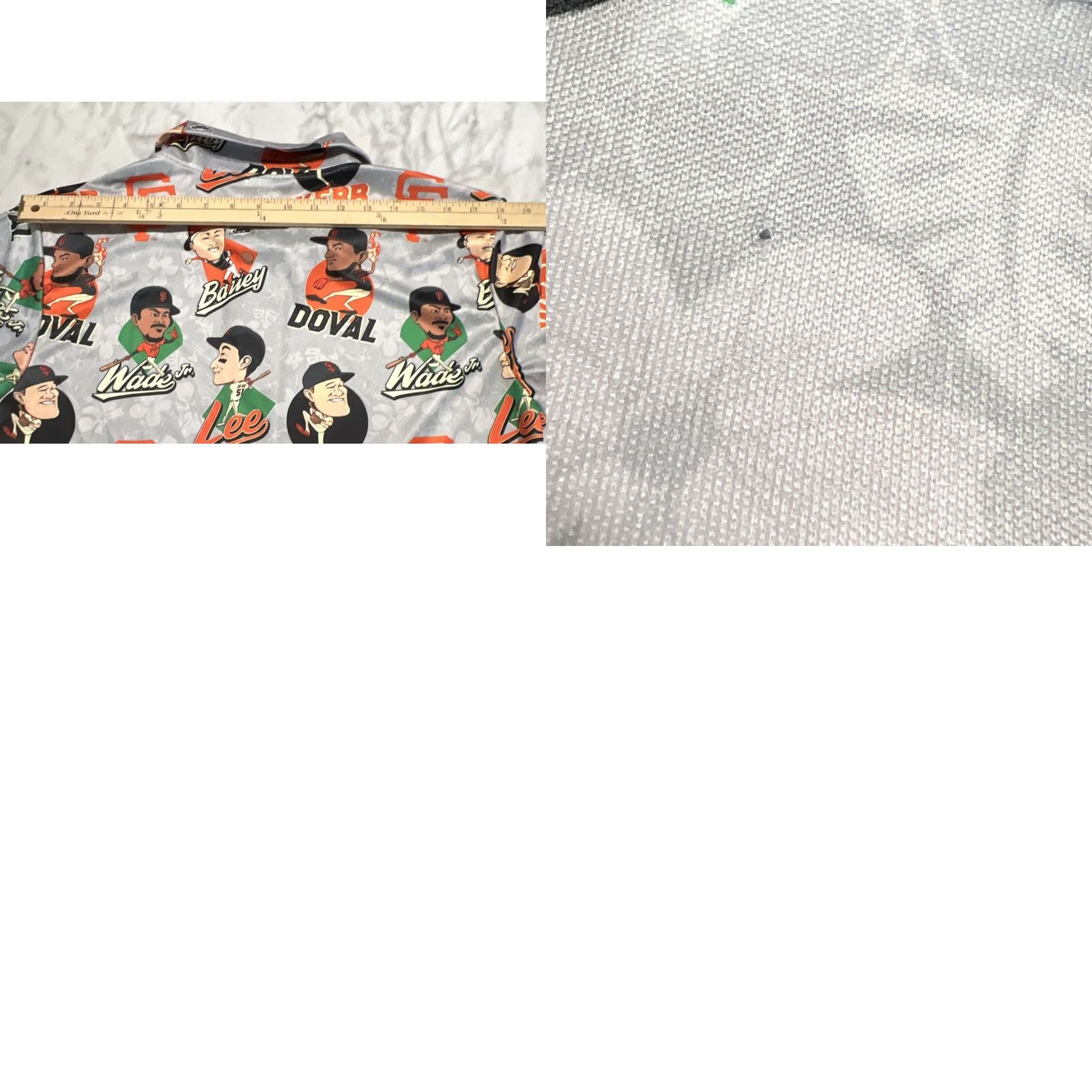 Vintage San Francisco Giants Hawaiian Shirt M Button Up All Over Print SF Charter MLB Shirt Mens Gel"} Size US M / EU 48-50 / 2 - 9 Thumbnail