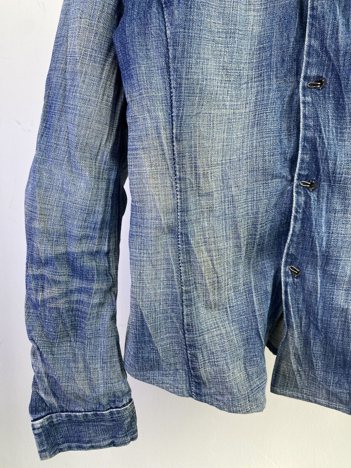 wjk Wjk Washed Denim Hook Jacket Japan Size US M / EU 48-50 / 2 - 8 Thumbnail