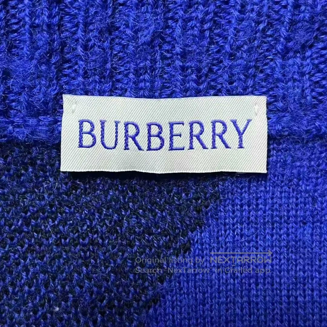 Burberry burberry blue black argyle wool cardigan. Size US XL / EU 56 / 4 - 4 Thumbnail