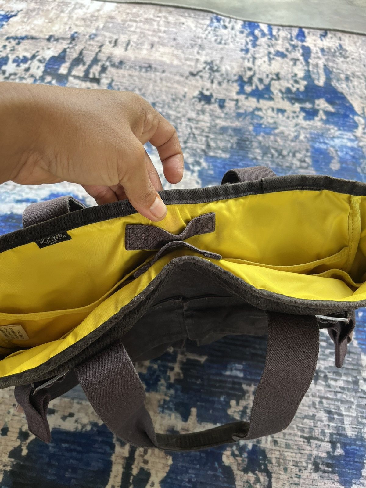 Porter 🔥PORTER Tokyo Japan Multipocket Handbag Distressed Size ONE SIZE - 11 Thumbnail