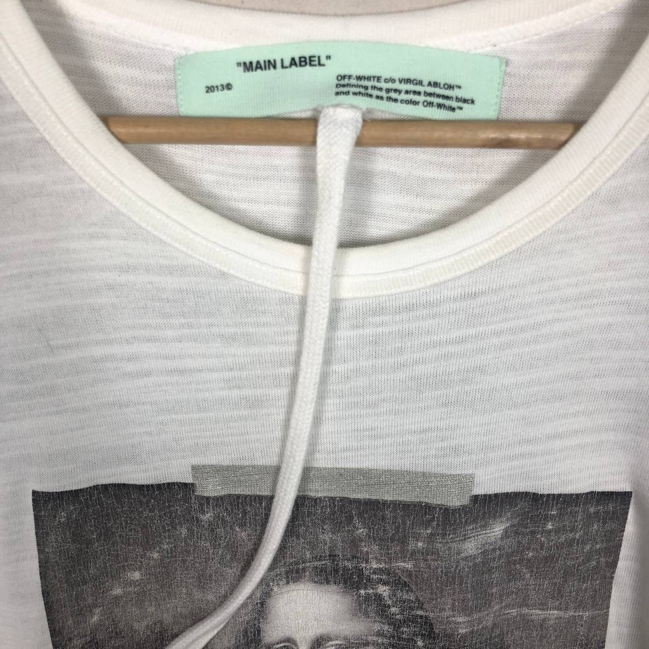 Off-White Off-White Virgil Abloh Mona Lisa Tee Shirt White Size US M / EU 48-50 / 2 - 7 Thumbnail
