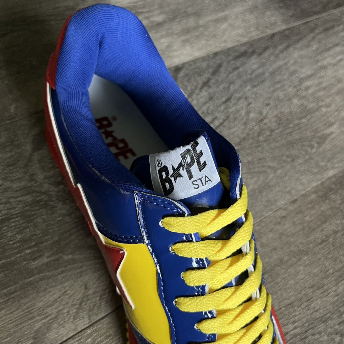 Bape × DC Comics RARE OG 2007 A BATHING APE BAPE DC COMICS SUPERMAN BAPESTAS Size US 12 / EU 45 - 9 Thumbnail