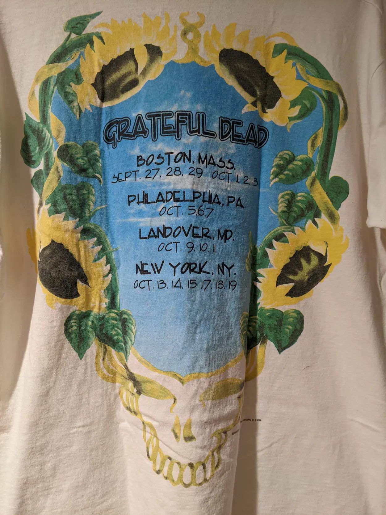 Grateful Dead × Liquid Blue Vintage 1994 Grateful Dead Fall Tour T-Shirt Sunflowers L Size US L / EU 52-54 / 3 - 10 Thumbnail