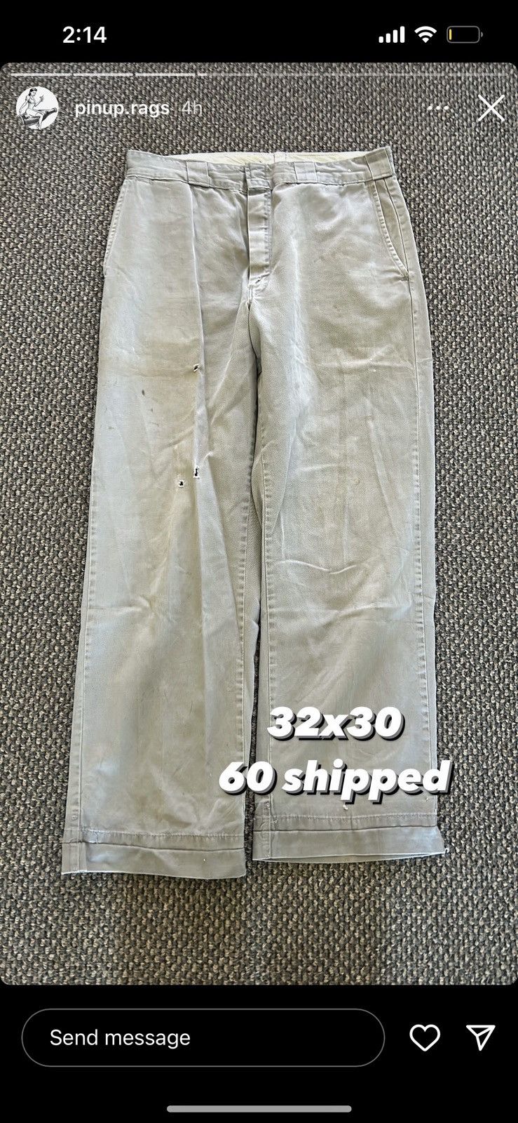 Vintage Pin-up Rags Wide Leg Pants | Grailed