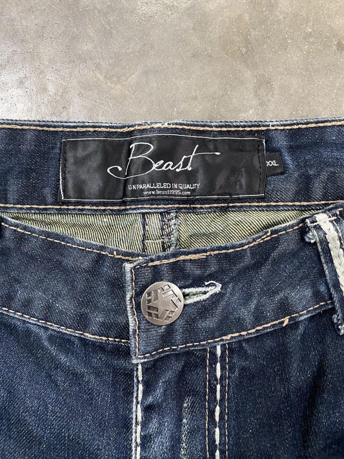Hysteric Glamour × If Six Was Nine × Le Grande Bleu (L.G.B.) Flare Jeans Japanese Beast Distressed @241act Size US 35 - 11 Thumbnail