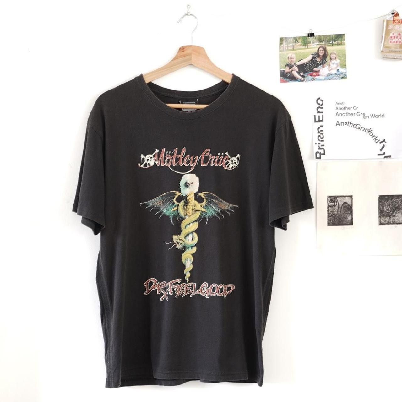 Band Tees × Vintage Vintage 00s Motley Crüe ‘Doctor Feelgood’ Graphic Band Tee Size US M / EU 48-50 / 2 - 2 Thumbnail