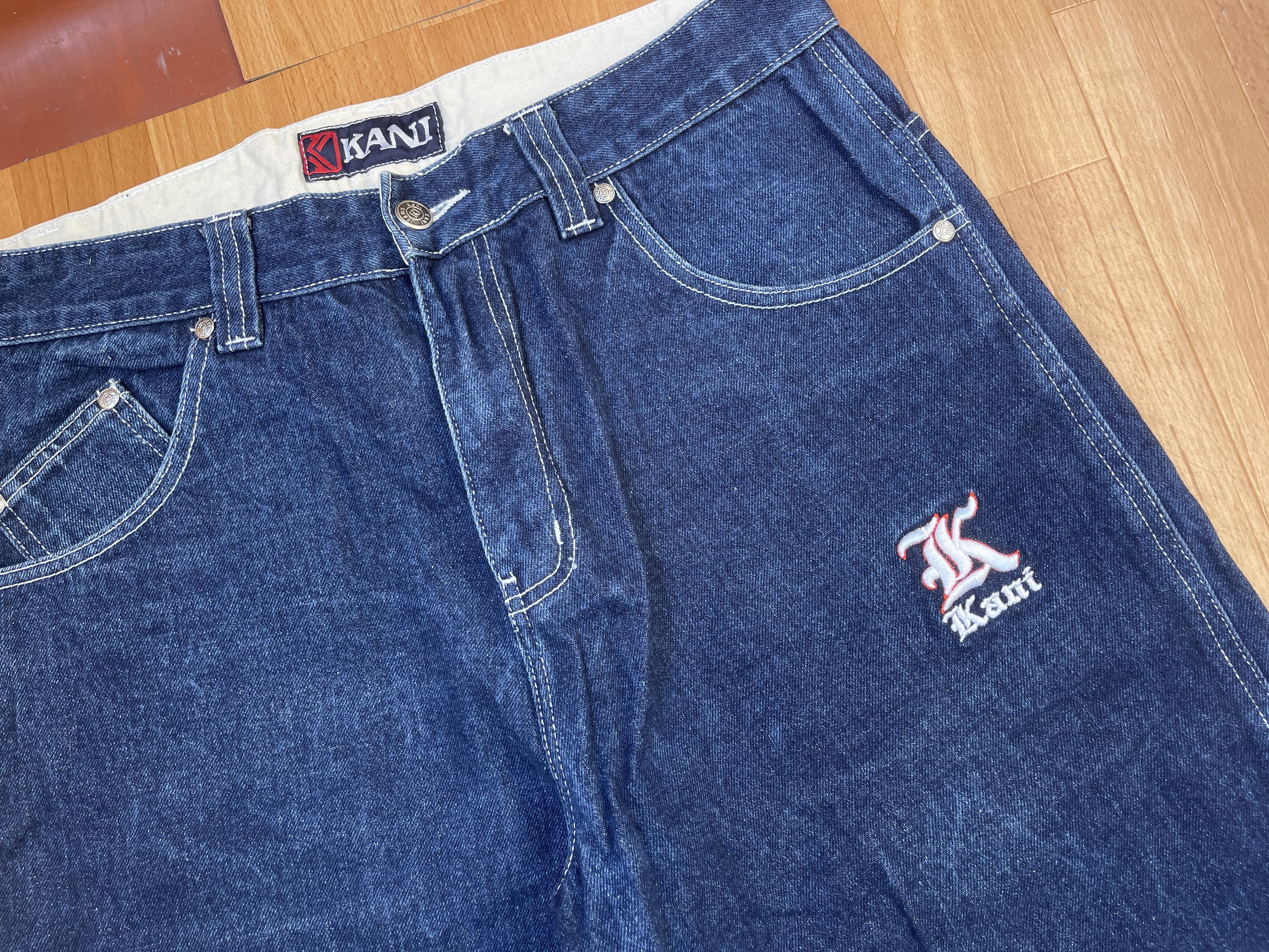Karl Kani KARL KANI jeans, baggy, vintage Kani jeans, 90s hip hop W 32 Size US 32 / EU 48 - 7 Thumbnail