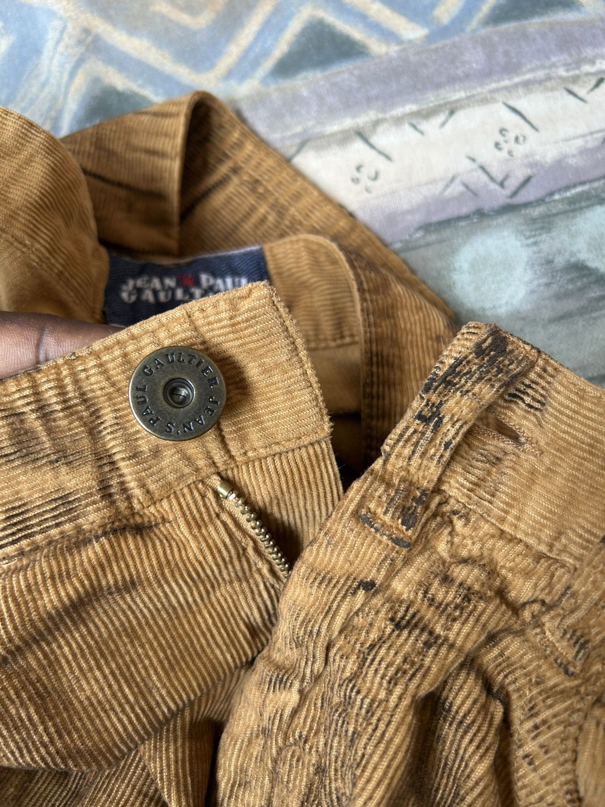 Jean Paul Gaultier × Vintage NWT Jean Paul Gaultier Brown Corduroy Women’s Pants Size 32" / US 10 / IT 46 - 11 Thumbnail
