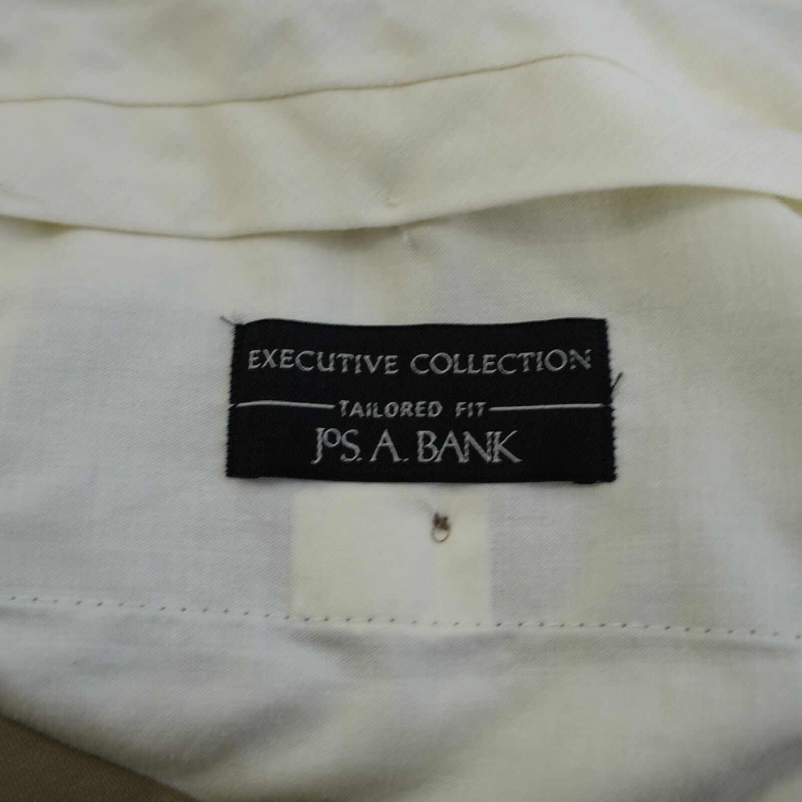 Jos. A. Bank Jos A Bank Executive Tailored Fit Tan Wool 40/27 Dress Pants Size 40S - 7 Thumbnail