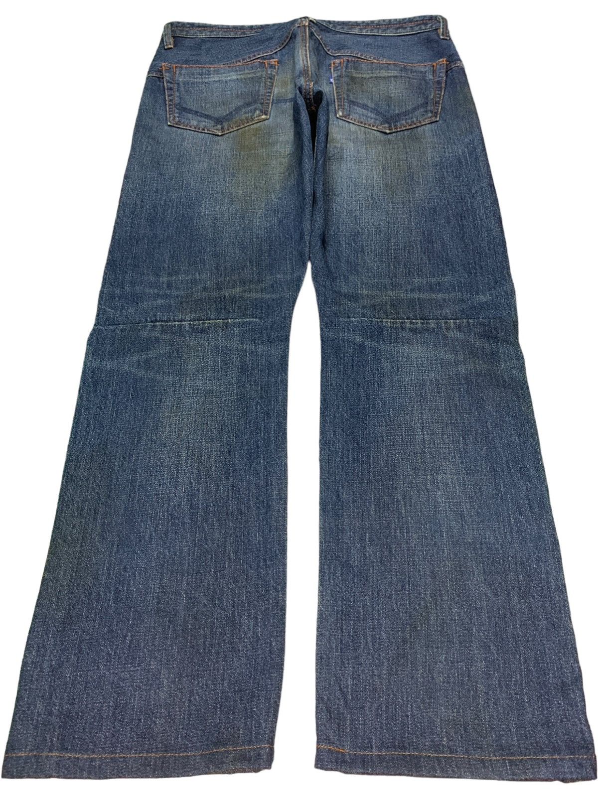 Japanese Brand × KIJIMA TAKAYUKI × Nonnative SALES🔥Vintage Japanese Selvedge Mud Wash Loose Jeans Size US 34 / EU 50 - 3 Thumbnail