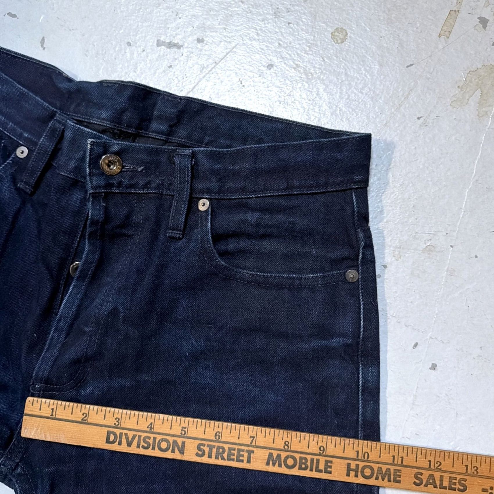 3sixteen 3sixteen Jeans ST-120X Japanese Selvedge Denim Made In USA 32 Blue Denim Jeans 3sixteen Regular Men 32 Vintage Heritage Workwear Tapered Mens Size US 32 / EU 48 - 6 Thumbnail