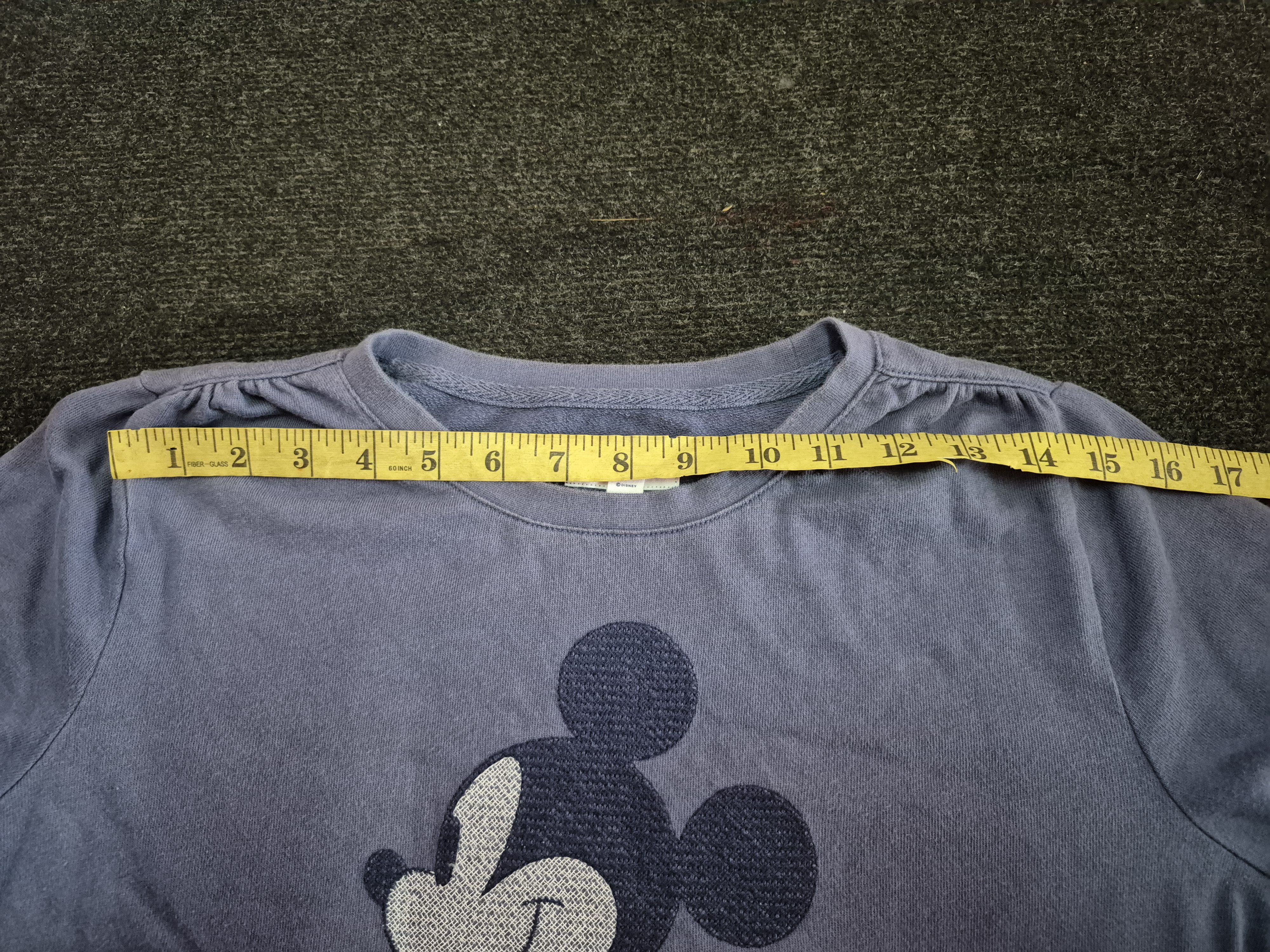 Gap 🔥 GAP Disney Mickey Mouse Embroided Sweatshirt Kids Size US XXS / EU 40 - 11 Thumbnail