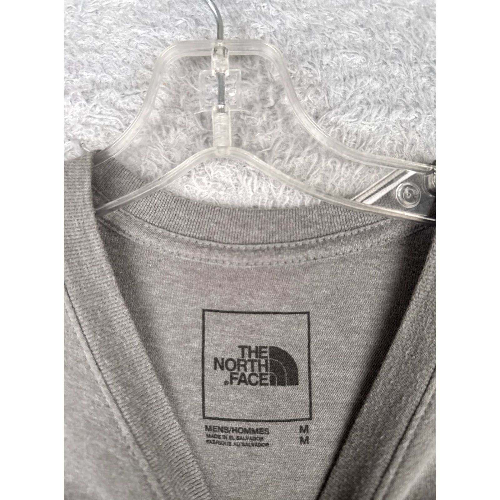 The North Face The North Face Shirt Men Medium Gray Short Sleeve Crew Neck Polyester Jersey Logo All Seasons Breathable Regular T-Shirt 80s Outdoor Mens Size US M / EU 48-50 / 2 - 7 Thumbnail