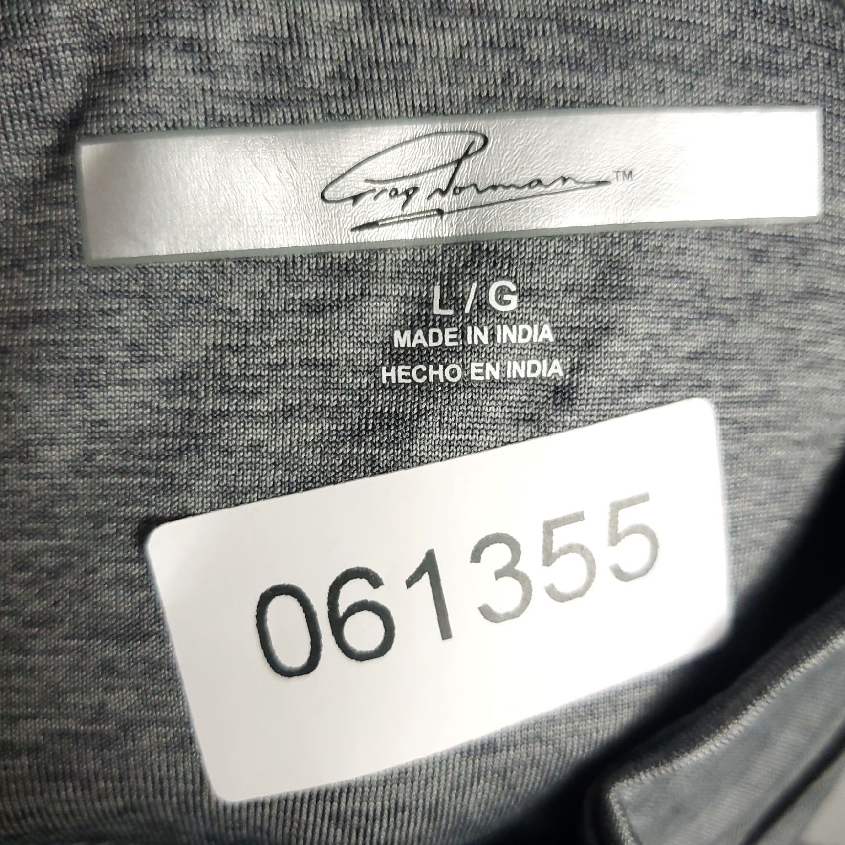 Vintage Greg Norman Shirt Mens Large Gray 1/4 Zip Golf Pullover Long Sleeve Cotton Blend Sports Modern Mens Size US L / EU 52-54 / 3 - 7 Thumbnail