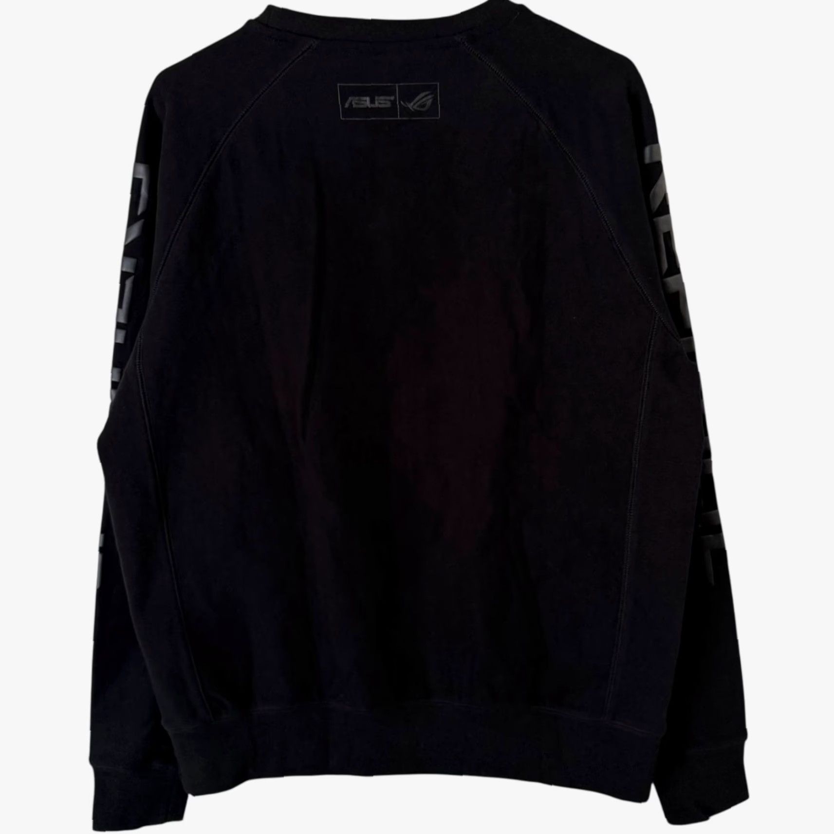 Vintage ASUS Heavyweight Embroidered Crewneck Sweatshirt Black Men's Size S Size US S / EU 44-46 / 1 - 4 Thumbnail