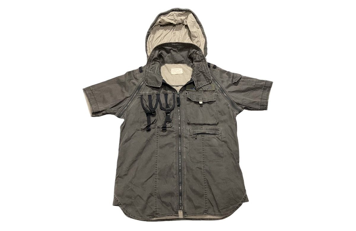 Avirex × Le Grande Bleu (L.G.B.) 🔥 Avirex Model A-75 Parachute Ultility Vest Jacket Shirt Size US L / EU 52-54 / 3 - 4 Thumbnail