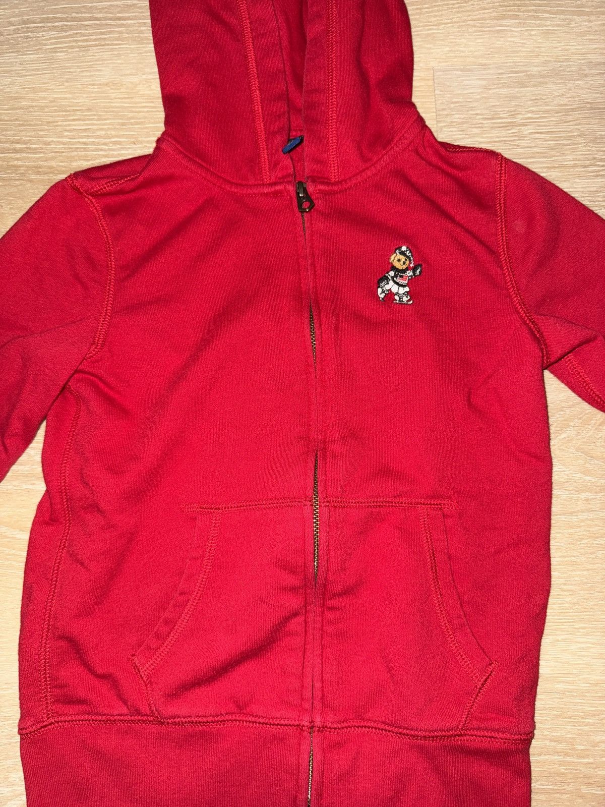 Polo Ralph Lauren Polo Ralph Lauren Ice Skating Polo Bear Red Zip Up Hoodie Size XXS / US 00 / IT 34 - 3 Thumbnail