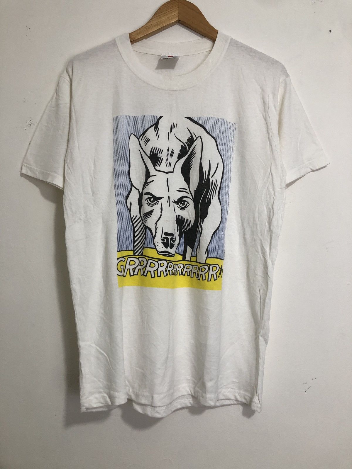 Vintage Vintage Roy Lichtenstein Dog Art T-Shirt Size US M / EU 48-50 / 2 - 1 Thumbnail