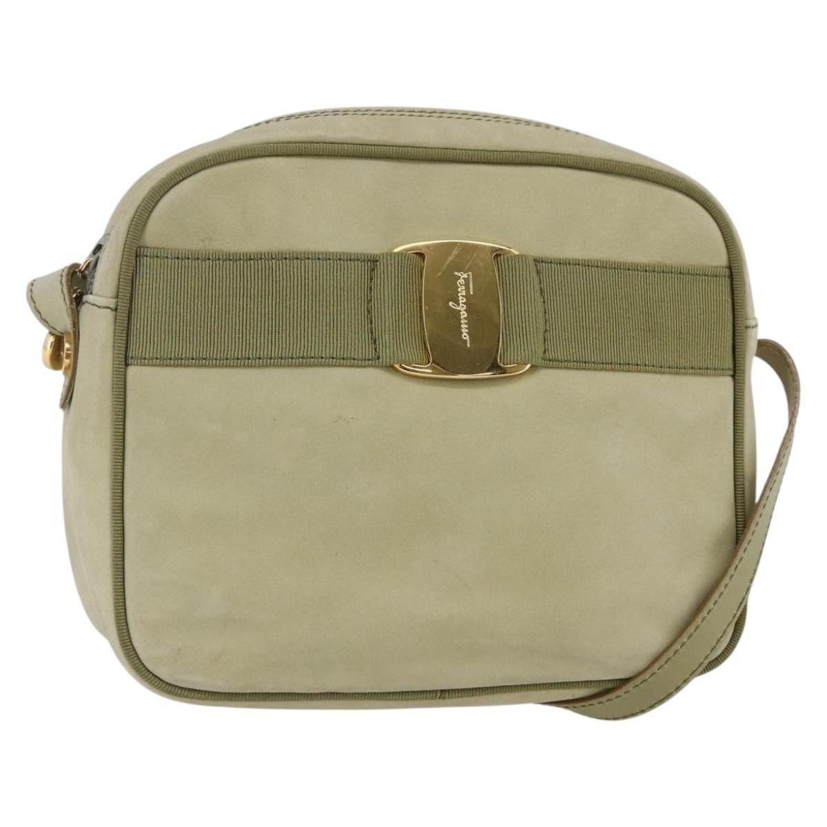 Salvatore Ferragamo Salvatore Ferragamo Vala Shoulder Bag Suede Size ONE SIZE - 1 Thumbnail