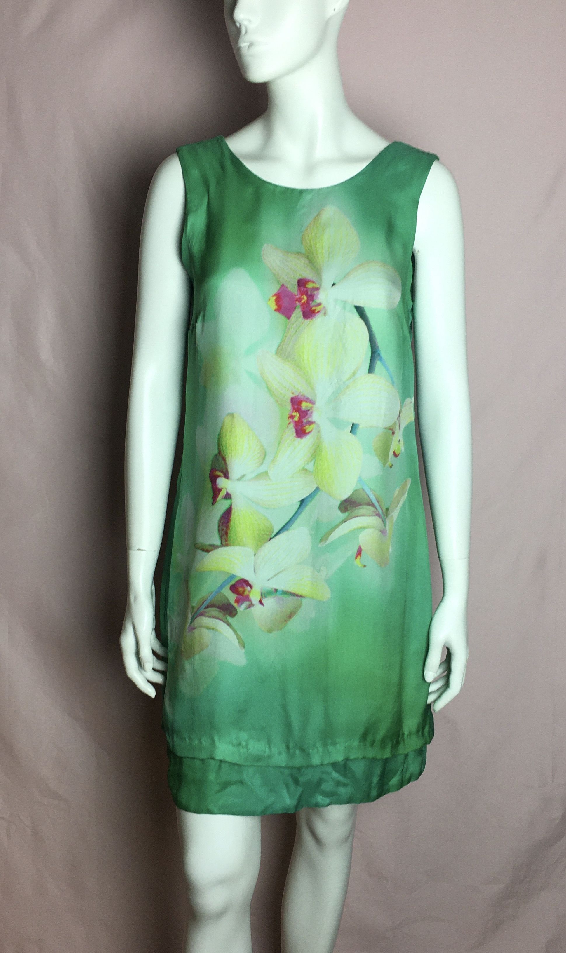 Other Ana Alcazar Silk Dress Floral Print Size EU 36 Size S / US 4 / IT 40 - 1 Thumbnail