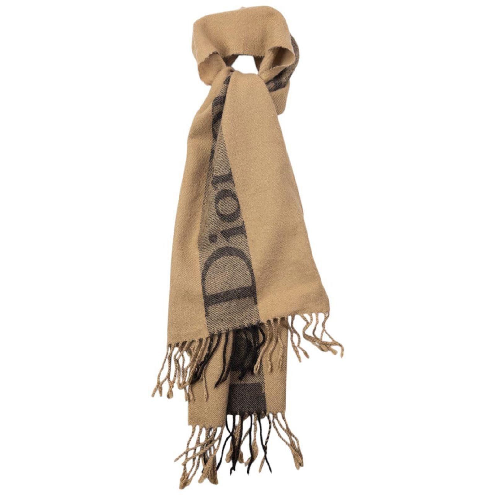 Dior Vintage 2000s Dior Wool Tassel Scarf Size ONE SIZE - 5 Thumbnail