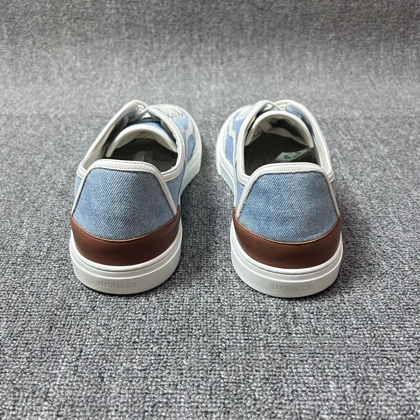 Hermes Hermes Denim Canvas Sports Shoes Blue| Size US 11 / EU 44 - 6 Thumbnail