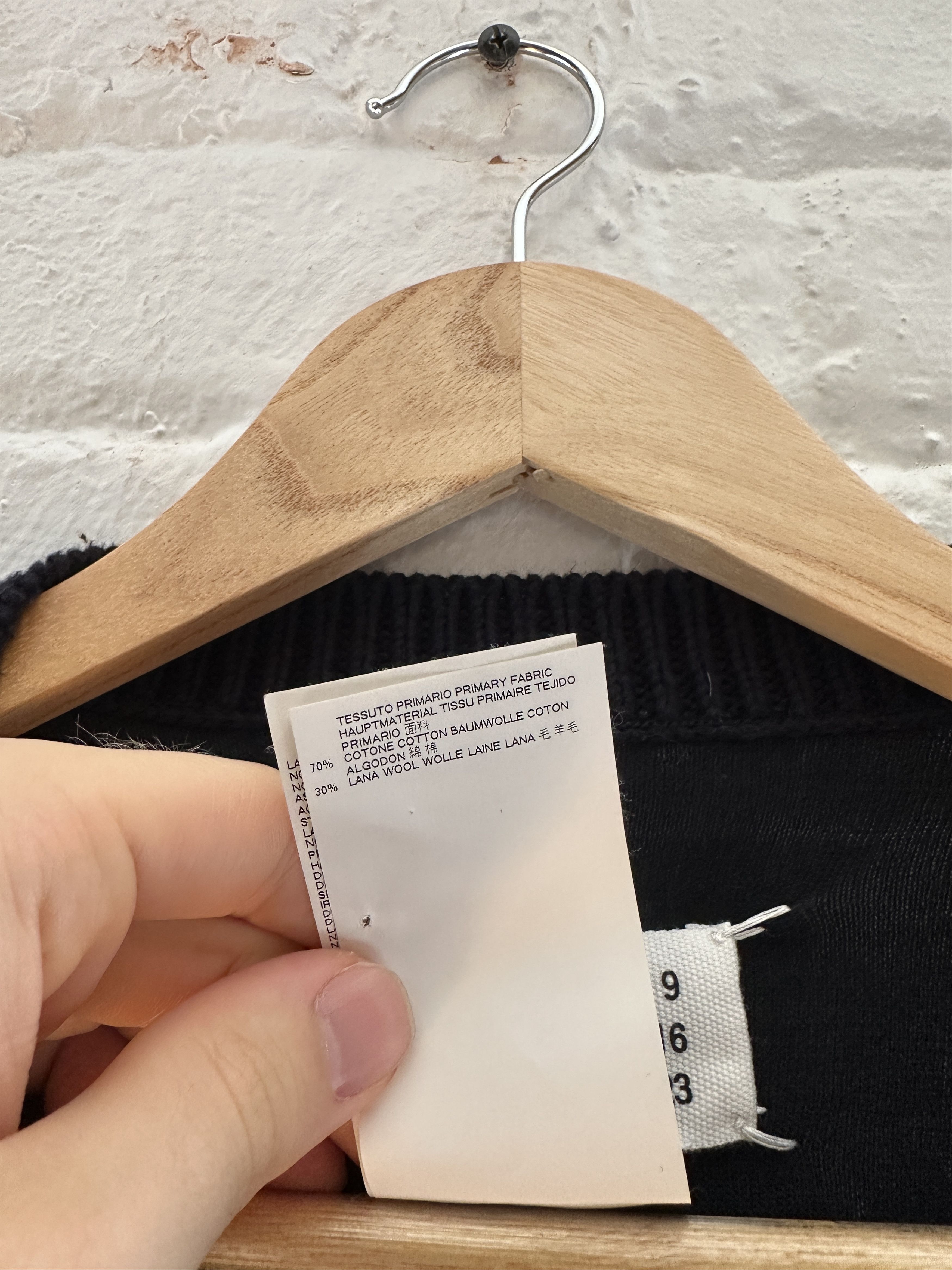 Maison Margiela Maison Margiela Paneled Knit Sweater Size US L / EU 52-54 / 3 - 5 Thumbnail