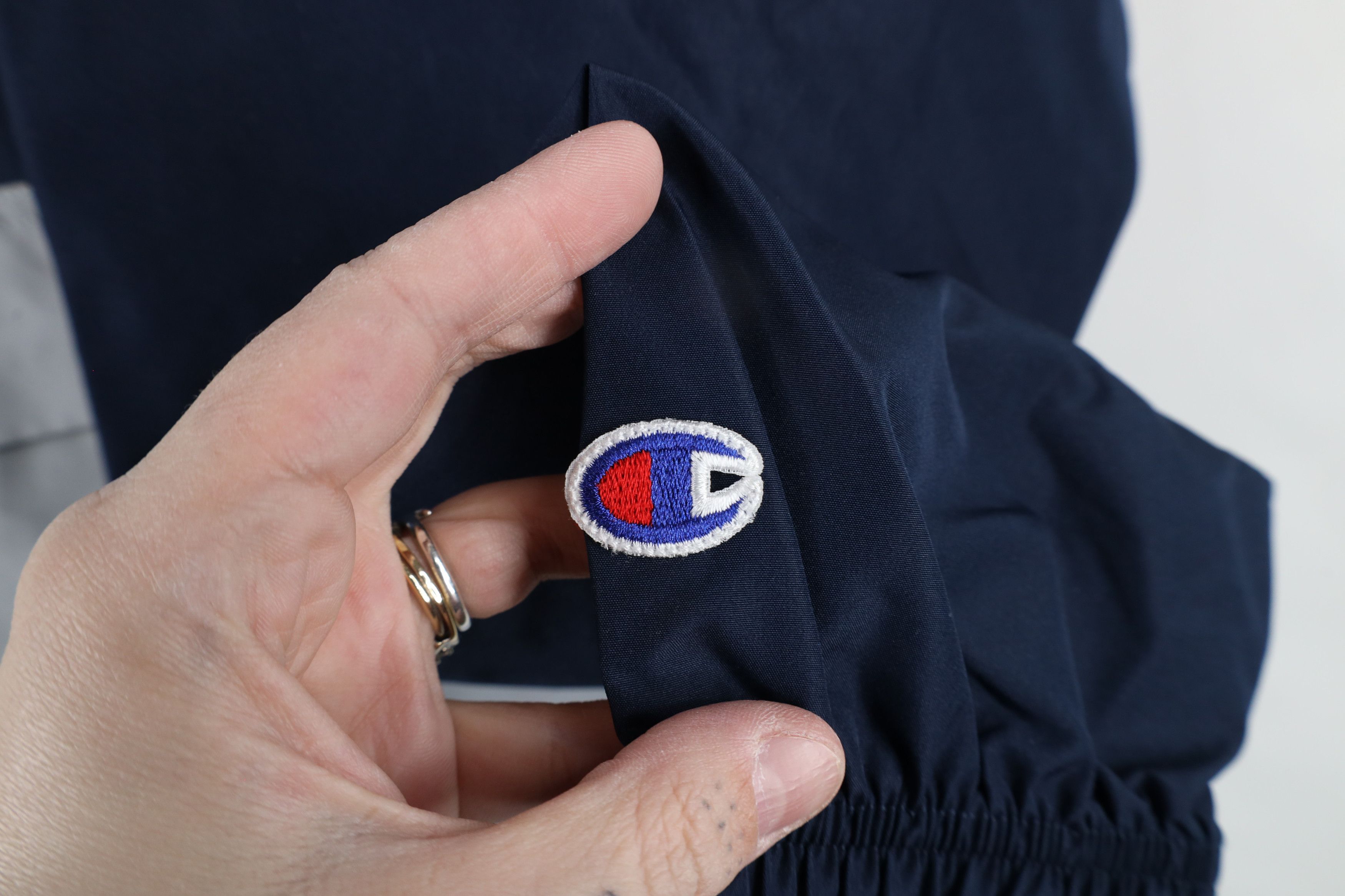 Champion × Vintage Vintage Champion Football Hooded Anorak Jacket Windbreaker Size US M / EU 48-50 / 2 - 5 Thumbnail