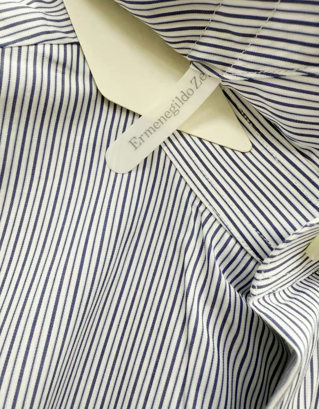 Ermenegildo Zegna Ermenegildo Zegna 100% Cotton Long Sleeve Shirt J30 Size US M / EU 48-50 / 2 - 3 Thumbnail