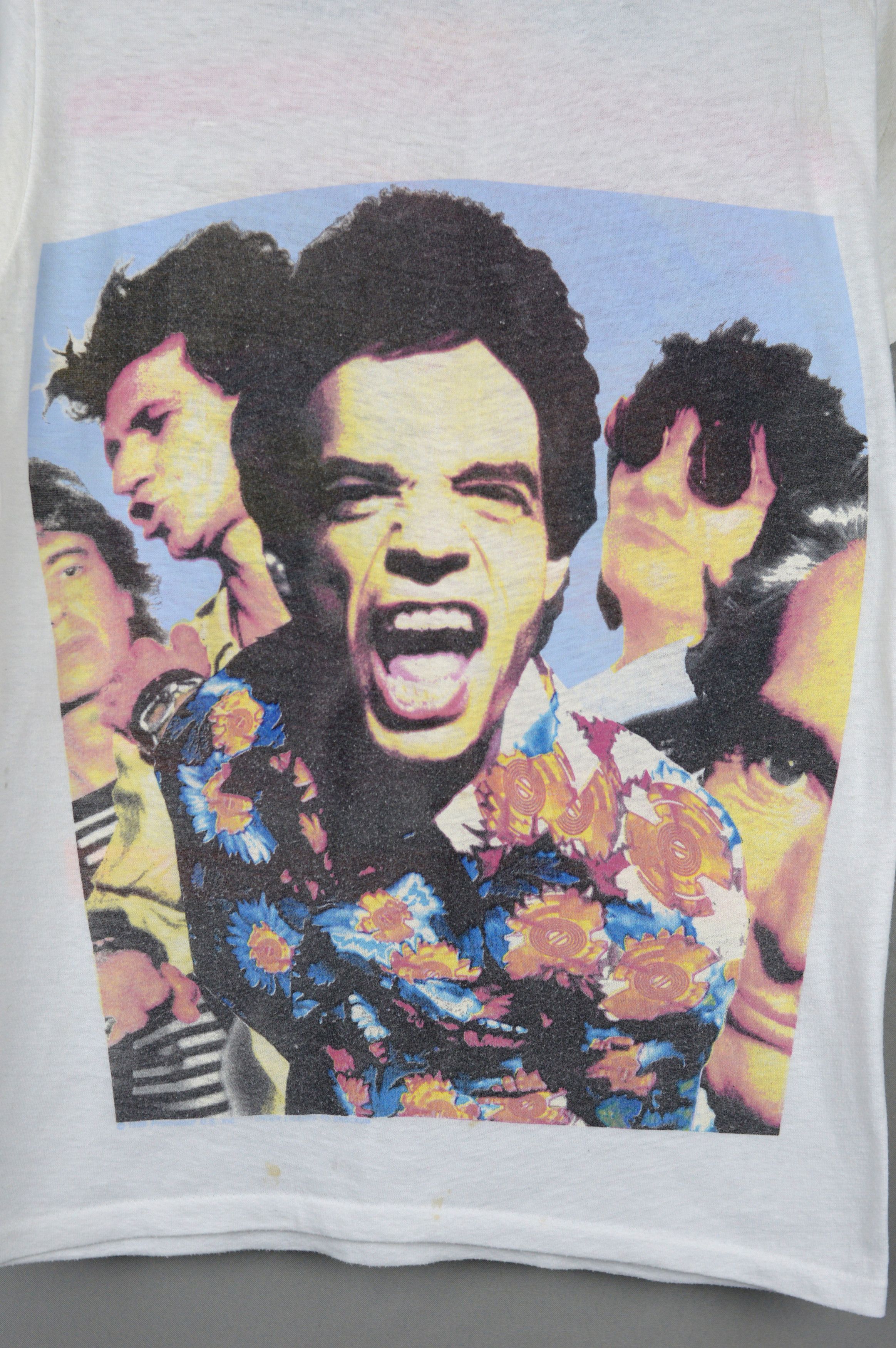 The Rolling Stones × Vintage Vintage Rolling Stones Steel Wheels 1989 t shirt Size US M / EU 48-50 / 2 - 5 Thumbnail