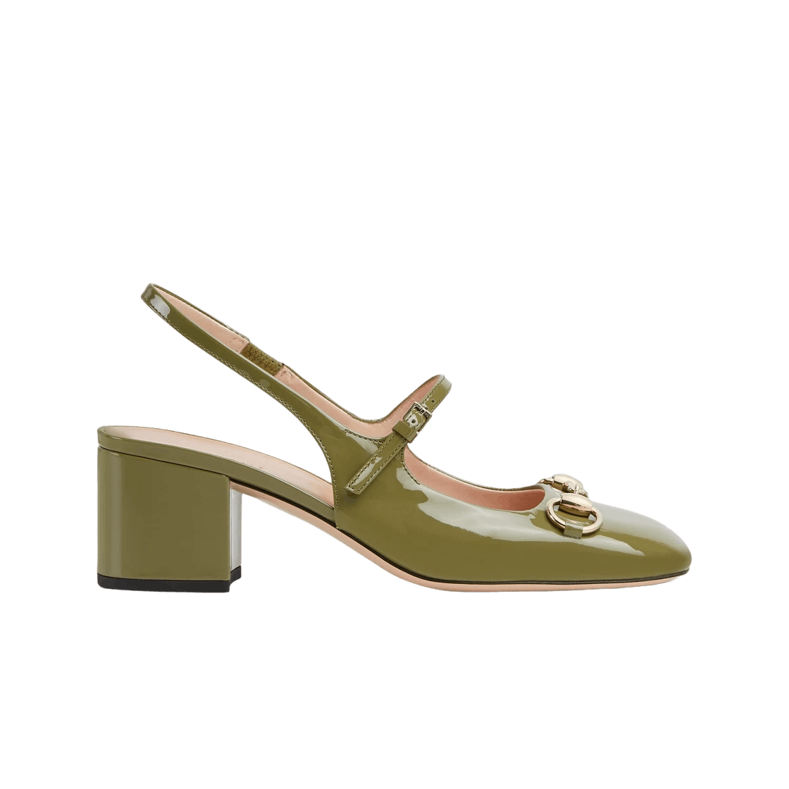 Gucci oc11z0126 Women's Horsebit Pumps in Dark Green Size US 10 / IT 40 - 1 Preview