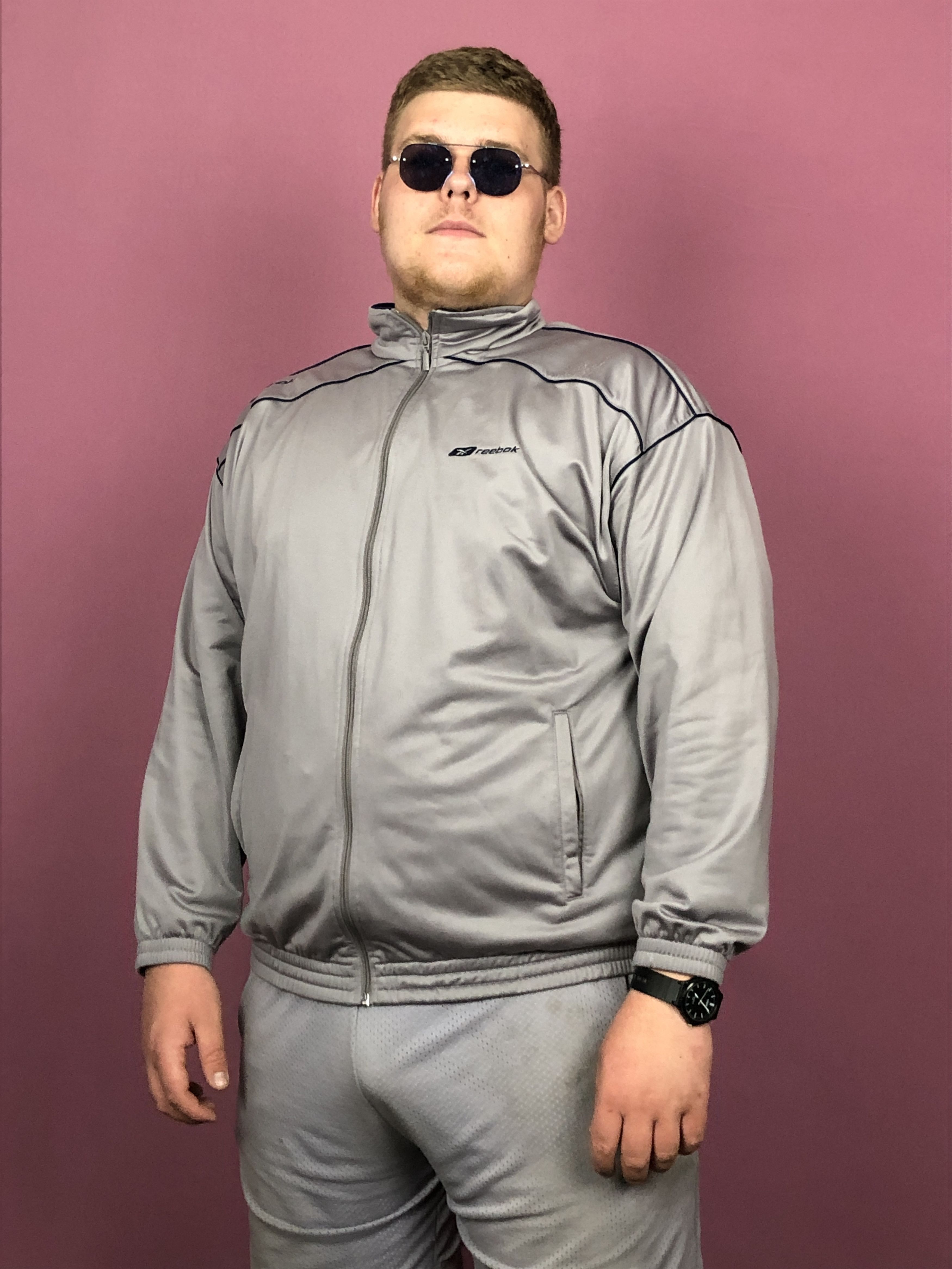 Reebok × Vintage Reebok Vintage Men's Track Jacket - XL Size US XL / EU 56 / 4 - 2 Thumbnail