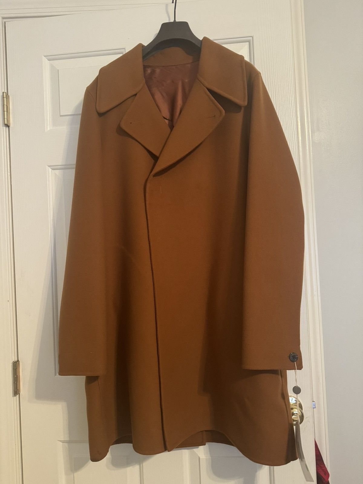Rick Owens Larry Soft Coat in Rust - Brand New with Tags!