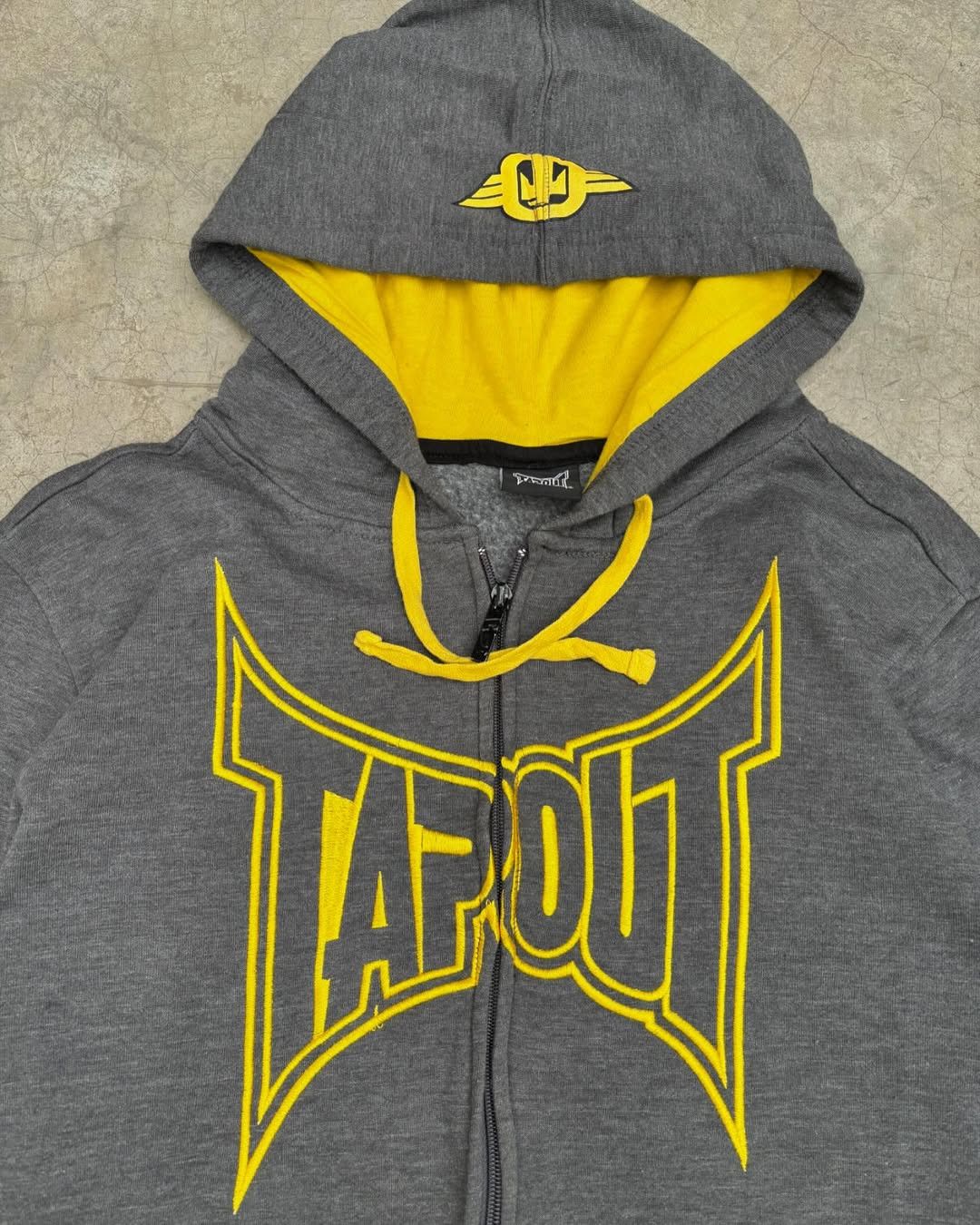 Tapout × Vintage Y2k TAPOUT Printed Zipper Hoodie Size US S / EU 44-46 / 1 - 4 Thumbnail