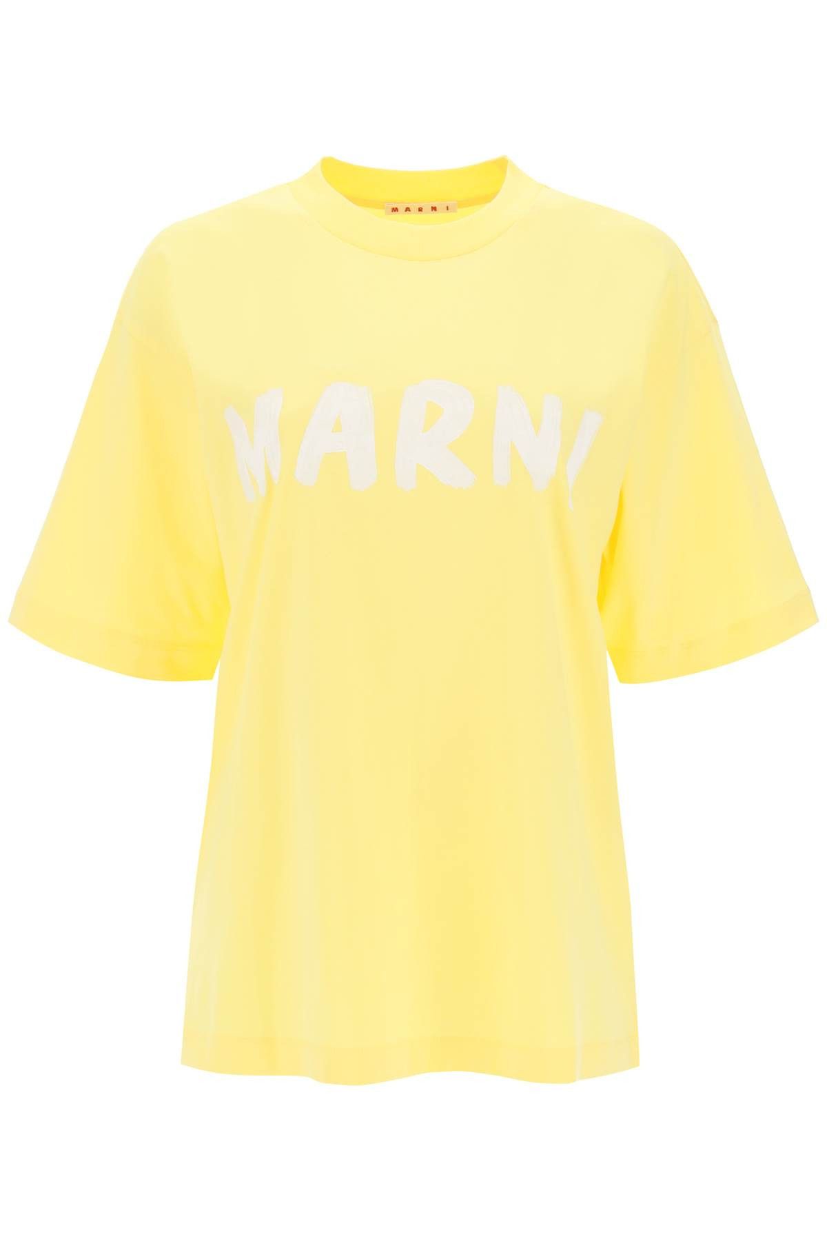 Marni Marni T-Shirt With Maxi Logo Print | Grailed