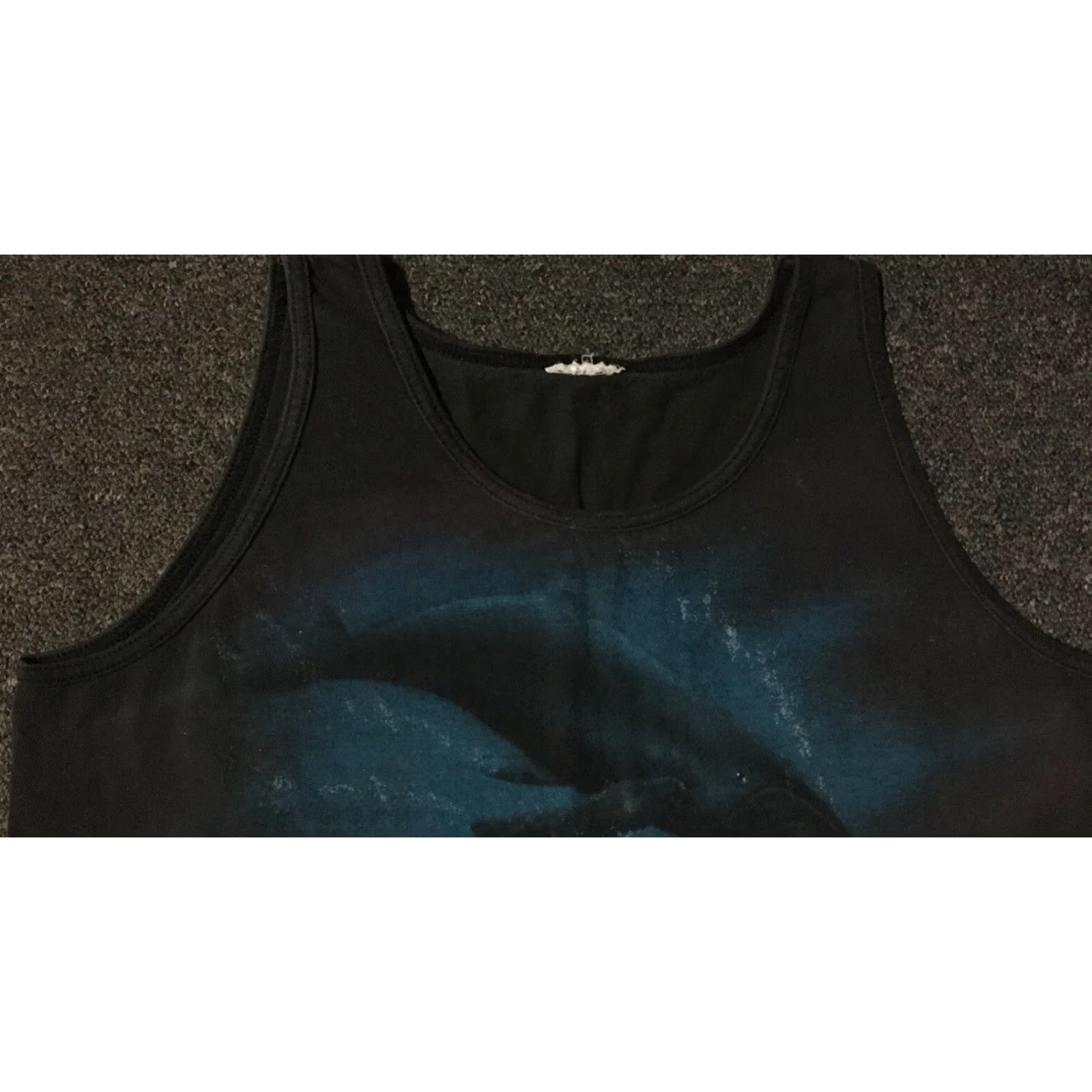 Vintage VINTAGE 80s Hawaii Whale Cropped Tank Top S USA Surf Beach Grunge Vaporwave Black XS/S Womens Tank Top Size S / US 4 / IT 40 - 4 Thumbnail