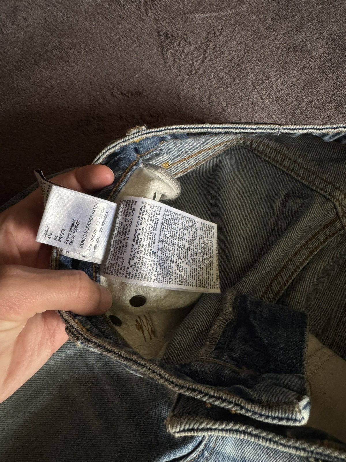 R13 R13 Kick Fit Long Denim Jeans Size 25" / US 0 / IT 36 - 12 Thumbnail
