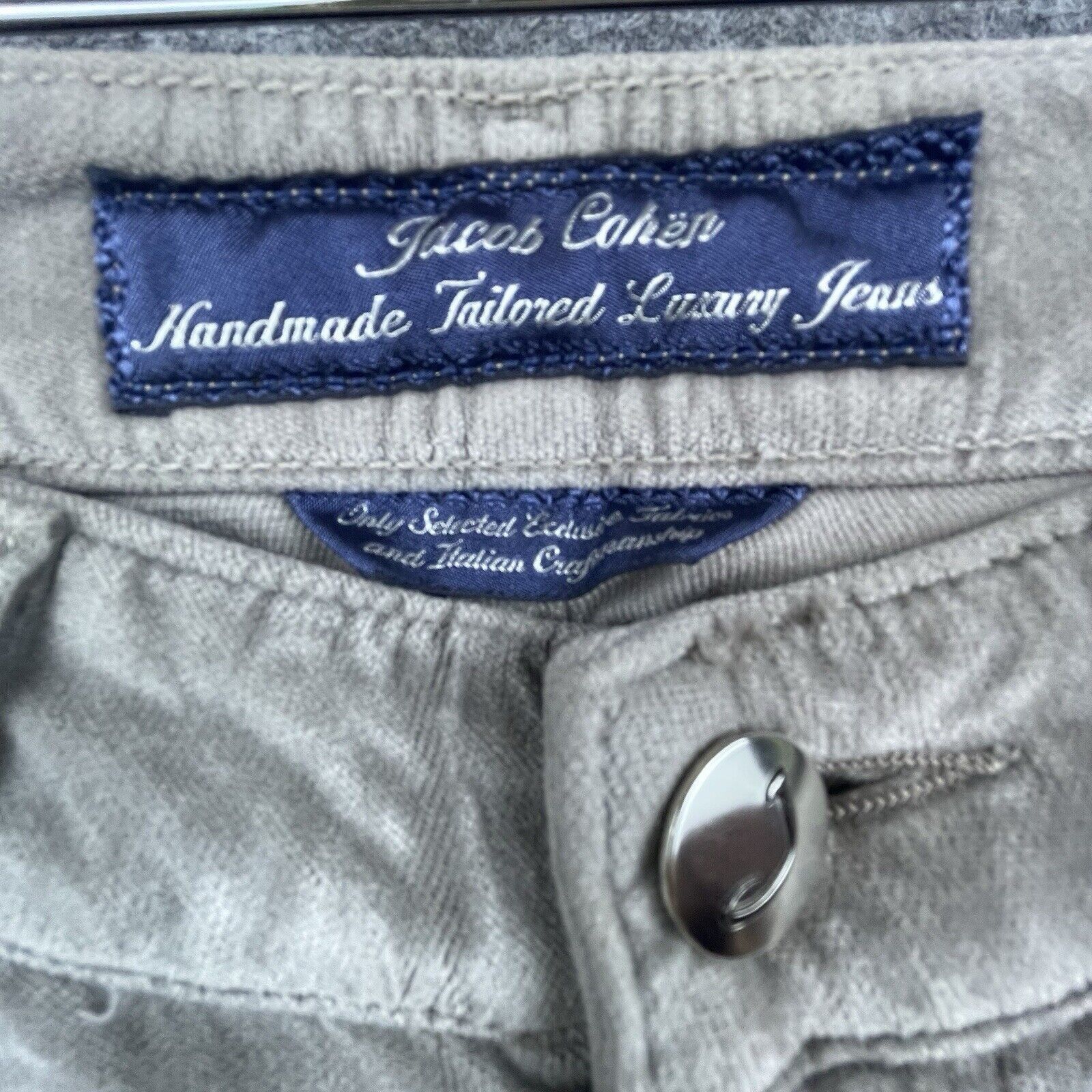 Jacob Cohen Jacob Cohen Pants Women 25 Grey Jocelyn Slim Velvet Trousers Size 25" / US 0 / IT 36 - 5 Thumbnail
