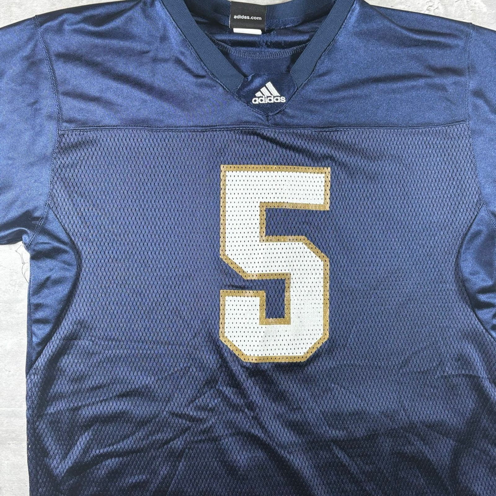 Adidas Y2K Notre Dame jersey￼ Size US L / EU 52-54 / 3 - 6 Thumbnail