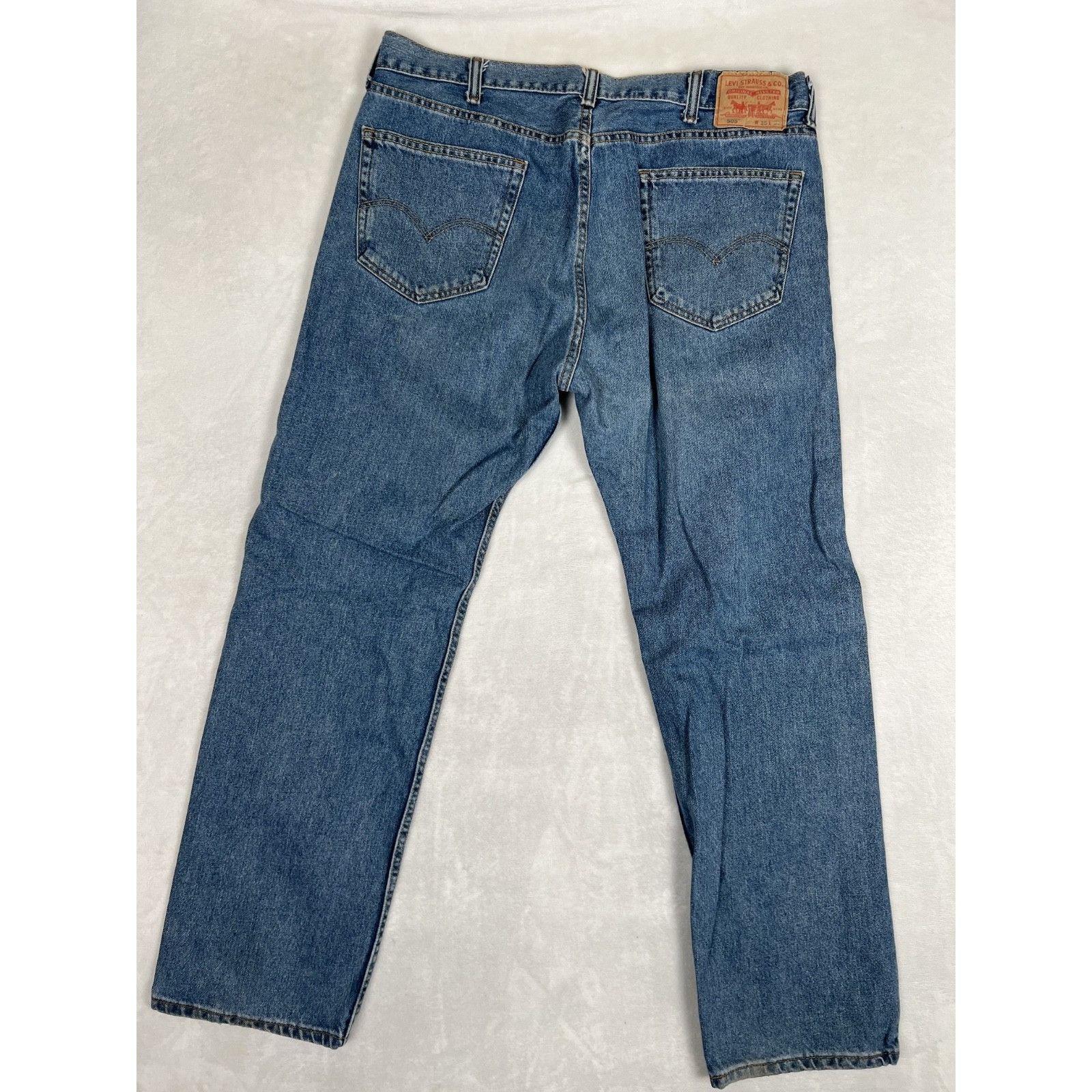 Levi's Vintage Levi’s 505 Blue Denim Jeans Size 38x32 Made in Mexic Size US 38 / EU 54 - 7 Thumbnail