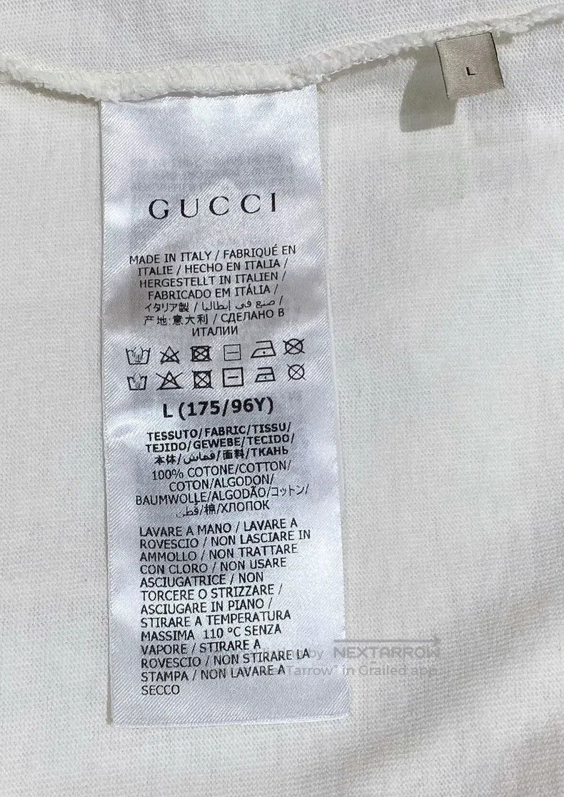 Gucci Gucci Letter printed short sleeves Size US L / EU 52-54 / 3 - 6 Thumbnail