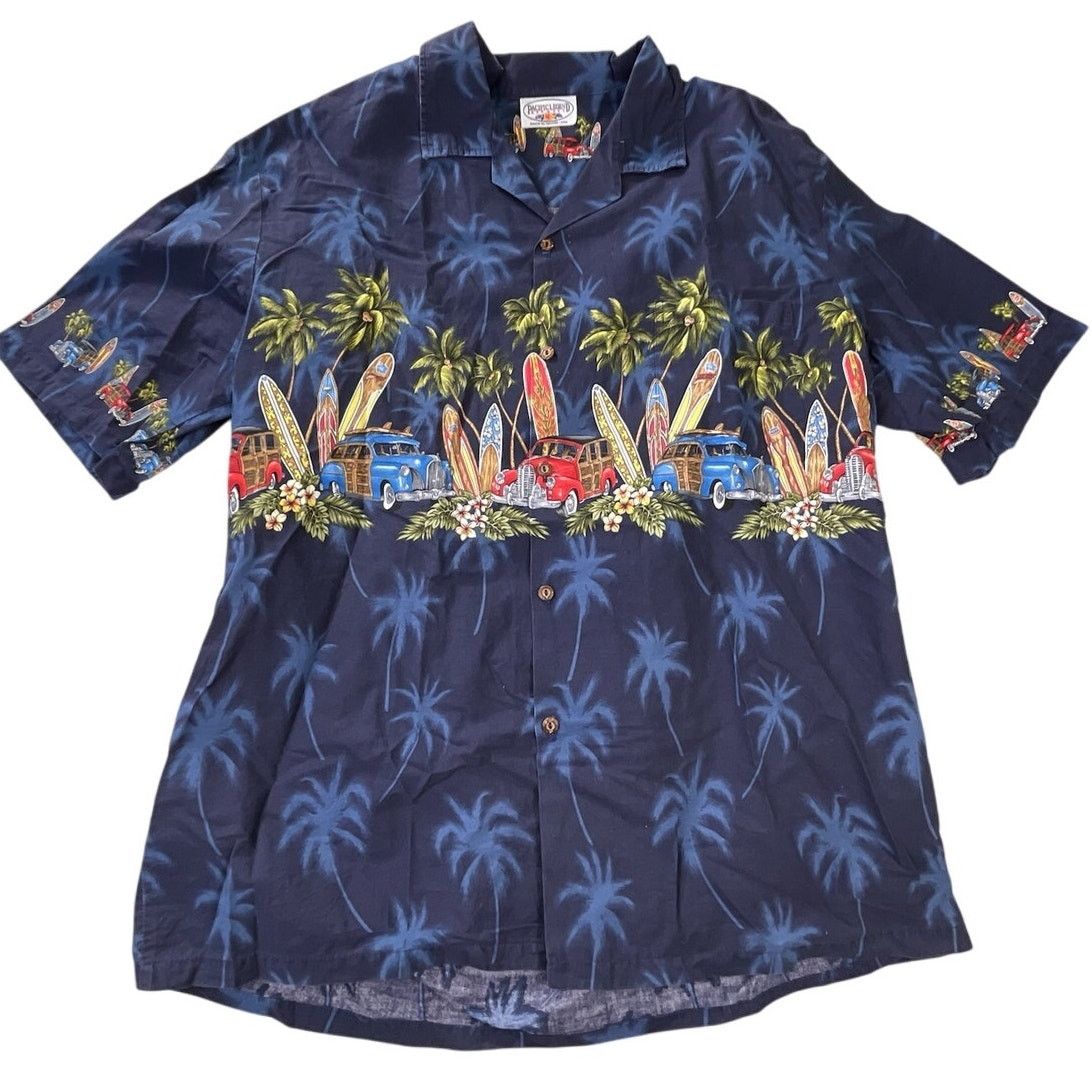 Pacific Legend Pacific Legend Hawaiian Surfboard Aloha Shirt, Woody Cars Size US L / EU 52-54 / 3 - 1 Thumbnail
